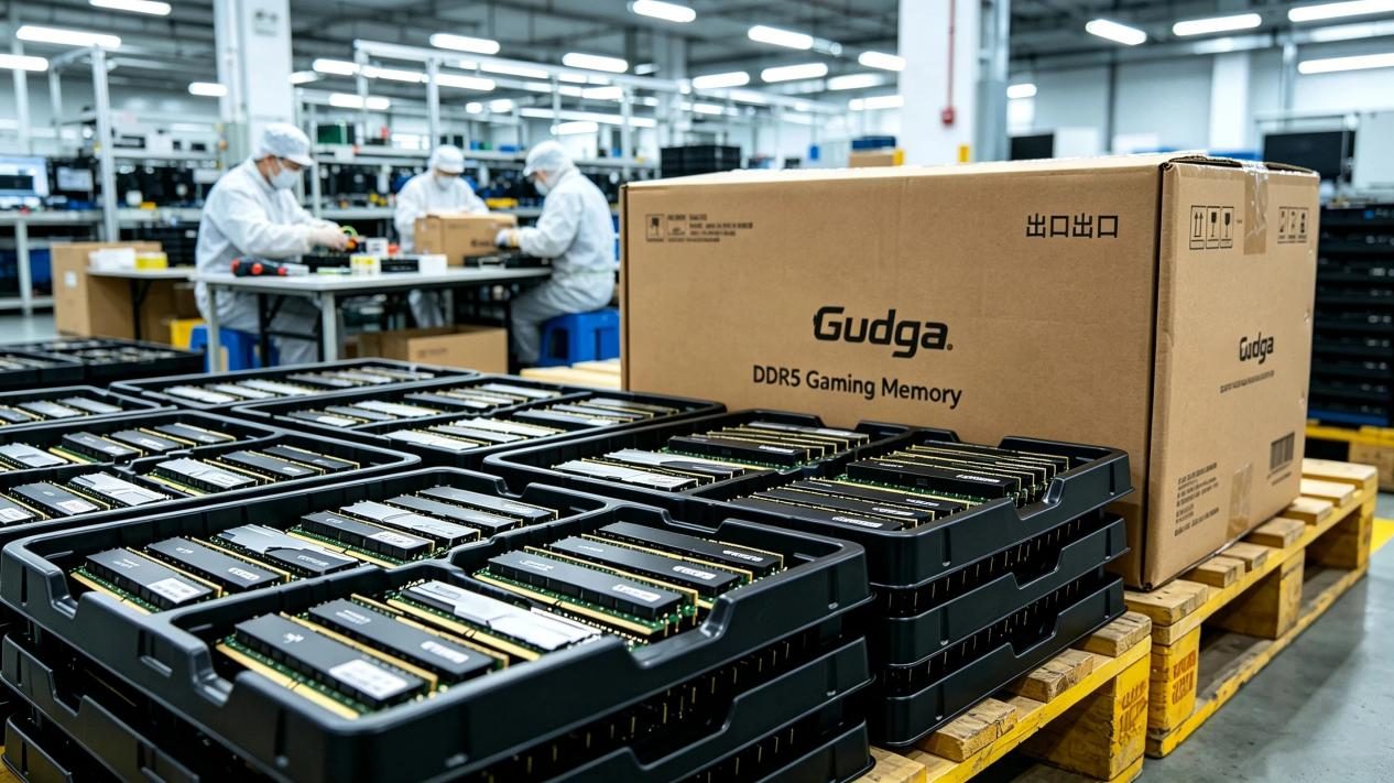 Gudga lanza módulos de memoria de 35.000 unidades en medio de la escasez mundial de suministro de DRAM